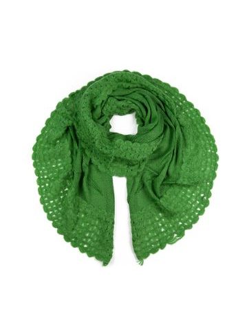 Teplý šál zelený