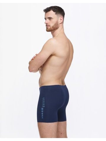 Pánské boxerky s kratší nohavičkou, kratší nohavička, šité 73119P - lékořice atlantic