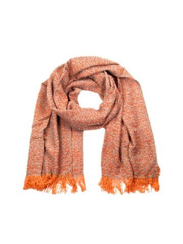 Velký šál v oranžových barvách
