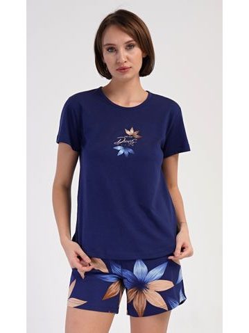 Dámské pyžamo kapri Elena - béžová