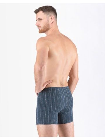 Pánské boxerky s delší nohavičkou, delší nohavička, bezešvé, jednobarevné Bamboo PureLine 54004P - černá