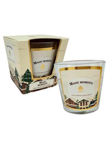 ARÔME Svíčka 90 g, ve skle a flower boxu, Cinamon Clove