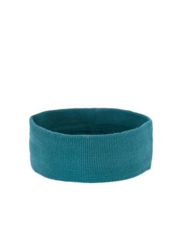 Měkká slušivá čelenka tyrkysová