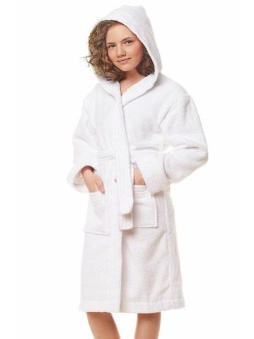 Dětský froté župan Sailor bílý