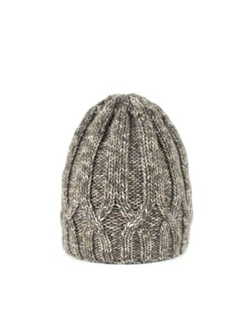 Komplet čepice a šály Snuggle béžový