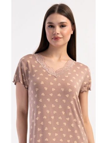 Luxusní košilka Selma cappuccino