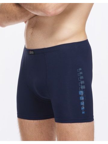 Pánské boxerky delší nohavička, šité, s potiskem - lékořice atlantic