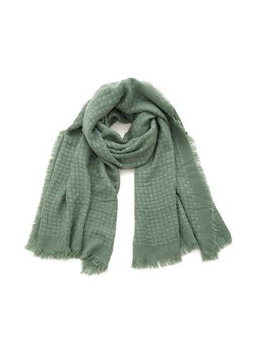 Proplétaný šál XXL - zelený