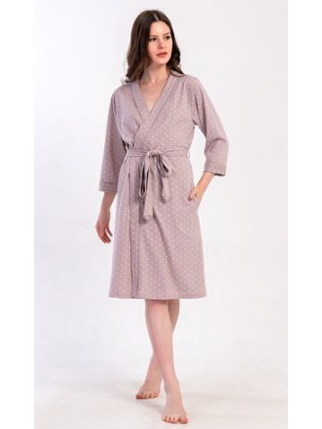 Dámský župan krátký Adele - kakaová