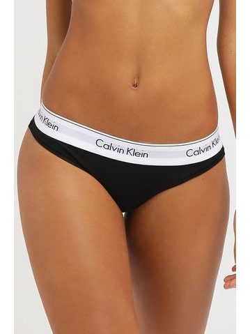 Dámské kalhotky CALVIN KLEIN Modern Cotton F3787E černé