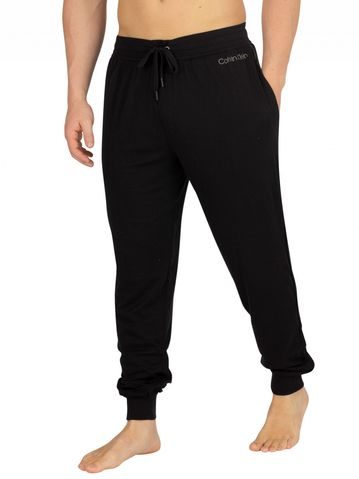 Pánské kalhoty CALVIN KLEIN Cotton modal lounge NM1540E černé