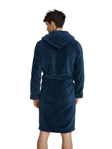 Pánský dlouhý hřejivý župan se šálovým límcem LILLY a JACK EXTRA tmavě modrá
