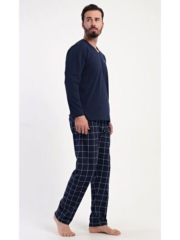 Pánské saténové pyžamo Adam vínové