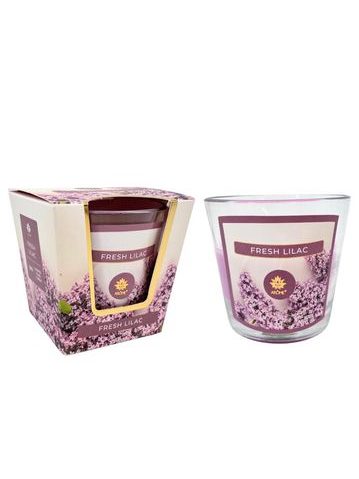 ARÔME Svíčka 120 g, ve skle, Šeřík