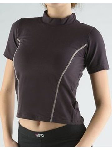 Dámské tričko s krátkým rukávem, krátký rukáv, šité 98019P - melta písková