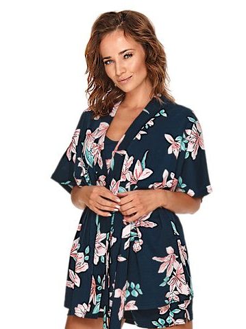 Dámský župan krátký Madison - bordó