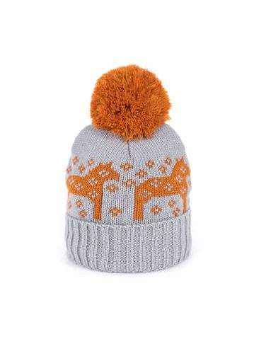 Čepice Little horses oranžová