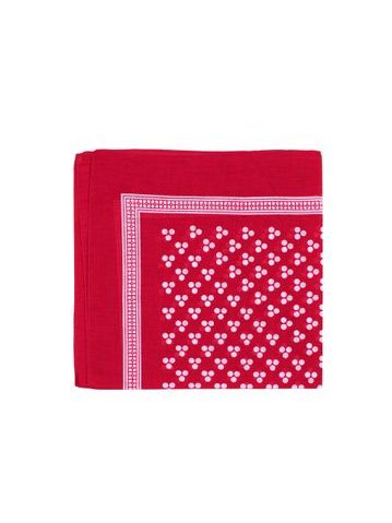 Šátek bandana s puntíky červený