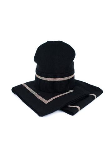 Komplet Gold stripe černý
