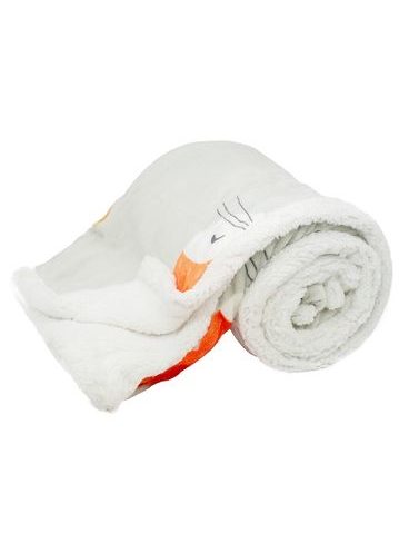 Deka 150 x 200 cm, s beránkem, mikroflanel, 460 GSM