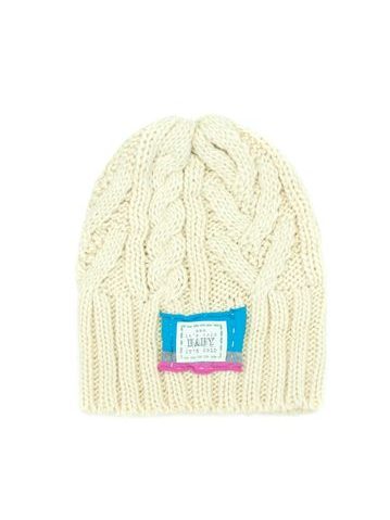 Čepice beanie Luz blues krémová