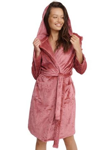 Dámský župan 41066 Glossy pink