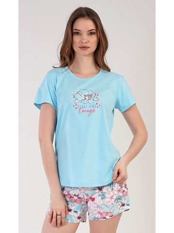 Dámské pyžamo kapri Motýl - tmavě šedá