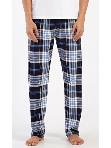 Pánské pyžamové kalhoty Bruno - modrá