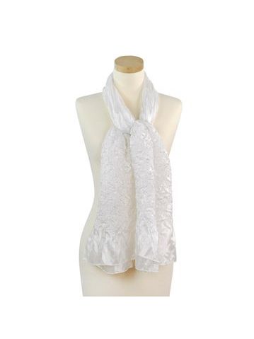 Klasická elegantní šála bílá