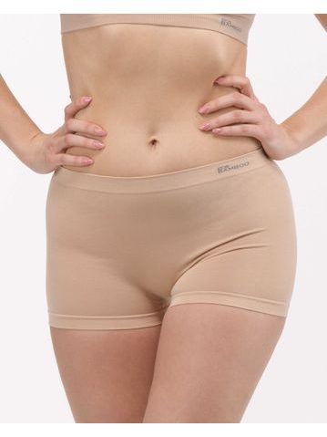 Boxerky s krátkou nohavičkou EcoBamboo - Černá