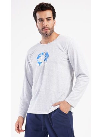 Pánský dlouhý savý župan se šálovým límcem TAMPA antracitová