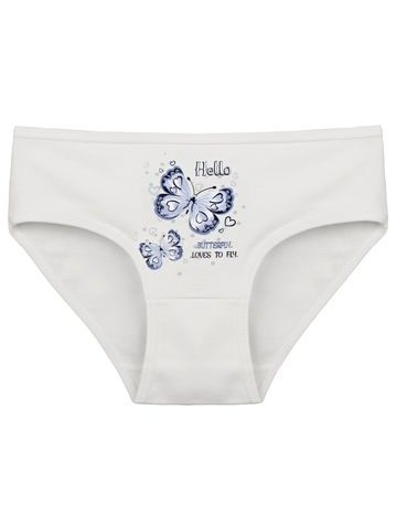 Dětské kalhotky Butterfly - smetanová