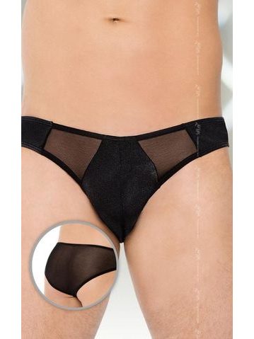 Pánská tanga SOFTLINE 4466 černá