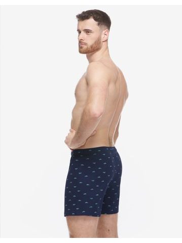 Vánoční trenýrky se stromečky Comfort 166 modré