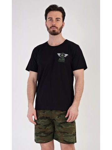 Pánské pyžamo šortky Air forces - khaki