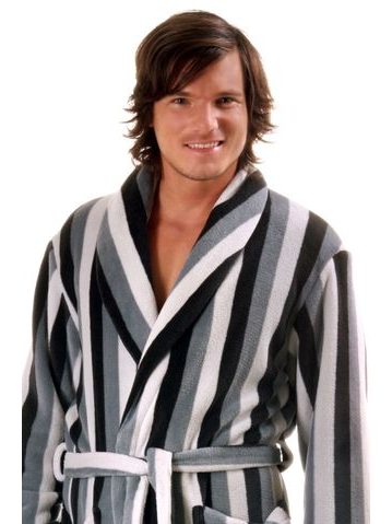 Pánský dlouhý župan kimono OXFORD modrá