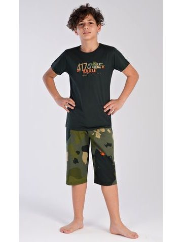 Dětské pyžamo kapri Erik - černá