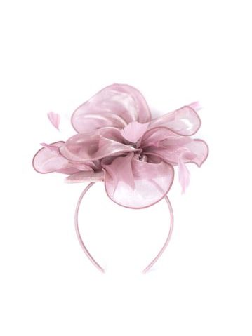 Elegantní fascinátor - růžová