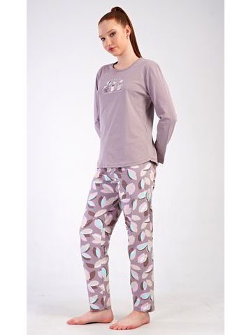 Pánský župan bavlněné kimono s proužky TERAMO čokoládová