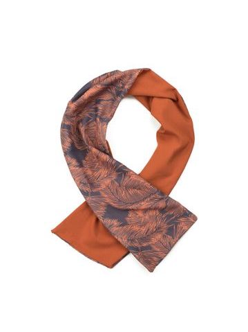 Barevná turbanová čelenka - pomerančová