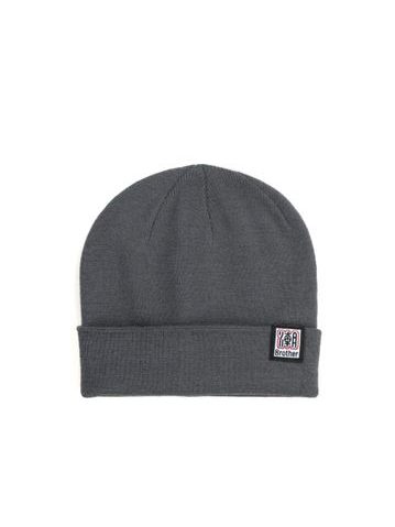 Čepice beanie dvojitá šedá