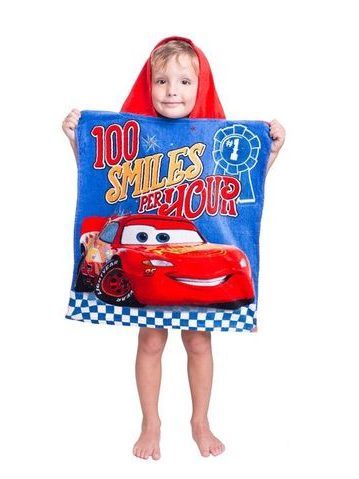 Dětské pončo Cars červené