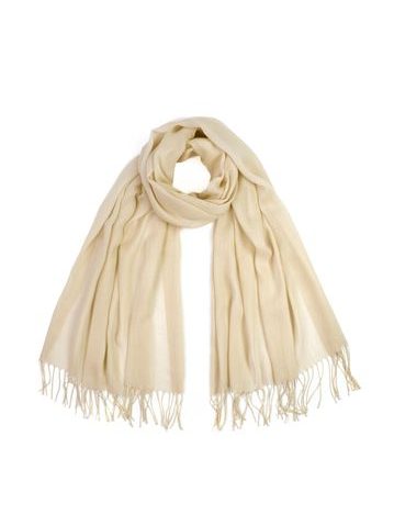 Šál Samadi - svetlebéžová