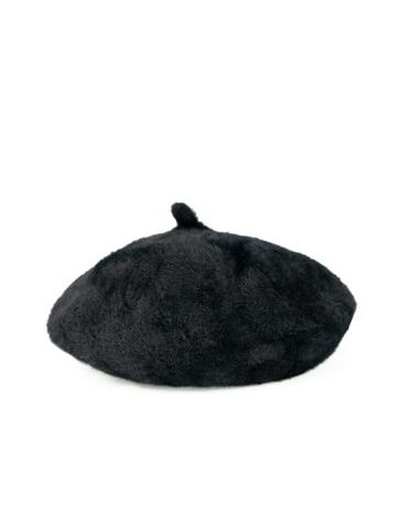 Klasický baret s anténkou černý