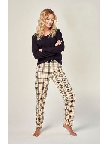 Dámské pyžamo Abigail černé