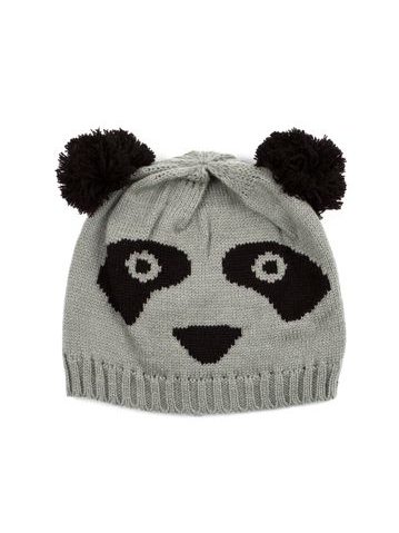 Čepice Panda - šedá