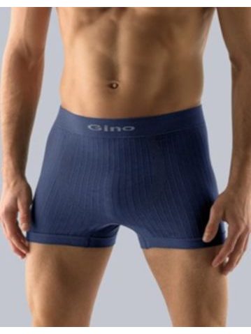 Pánské boxerky s delší nohavičkou, delší nohavička, bezešvé, jednobarevné MicroBavlna 54997P - lékořice