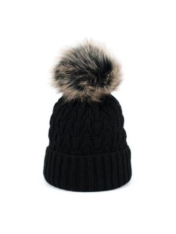 Čepice Zimní ráno černá