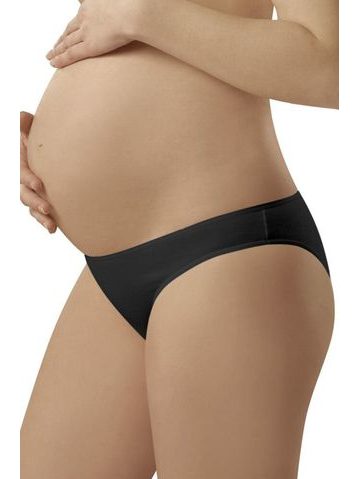 Těhotenské kalhotky Mama mini černé