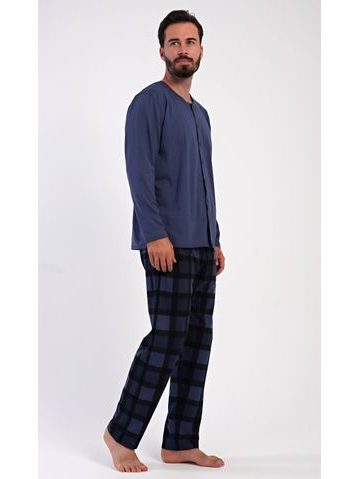 Pánské saténové pyžamo Adam vínové